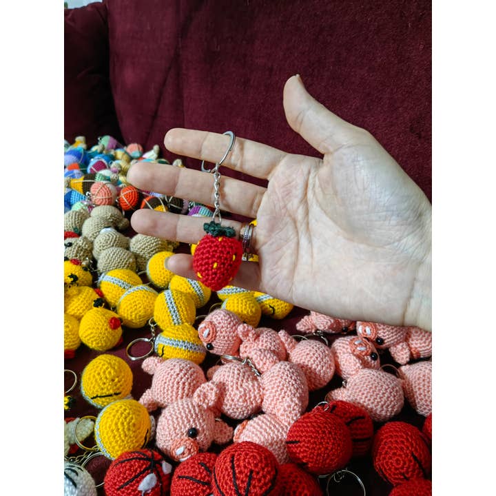 despinacrafting - Wholesale Keychain - Women's - Crochet Keychain, Stuffed Toy, Hello Kitty, Minions1