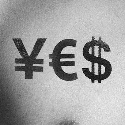 THE YES Tattoo (verpakking van 3) voor wholesale door Tattoonie