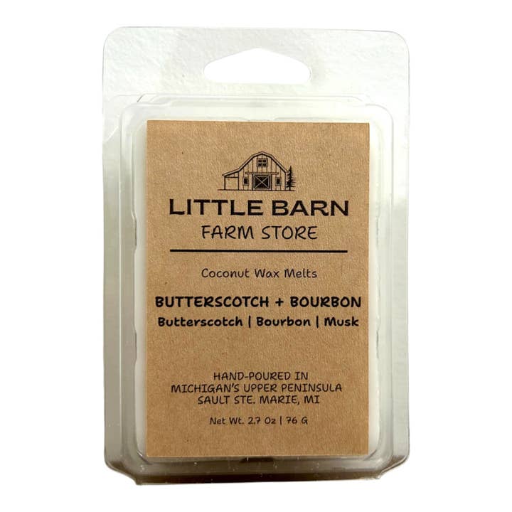 Butterscotch + Bourbon Wax Melt - Butterscotch & Bourbon for wholesale by Little Barn Farm Store