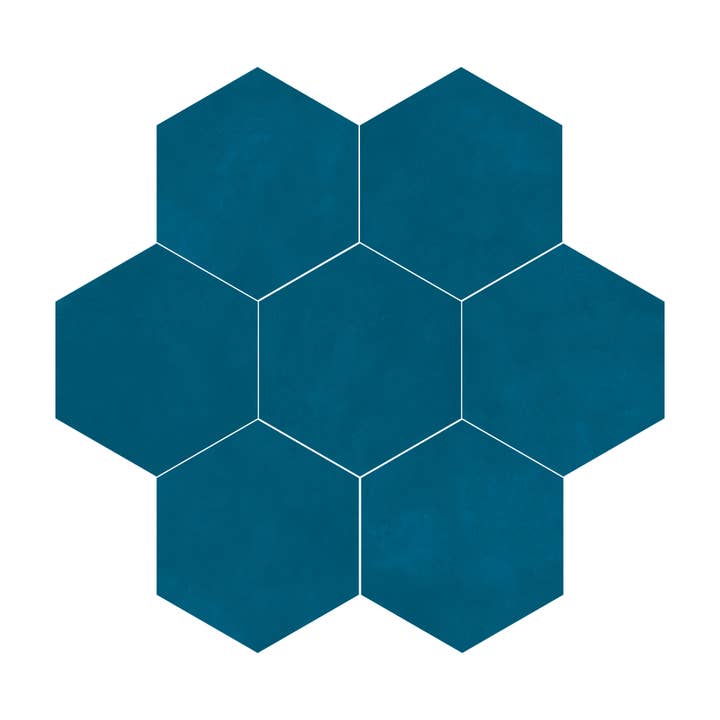 Thomas Avenue Ceramics - Wholesale Wall Tile - 9"x10" Porcelain Hexagon Floor & Wall Tile7