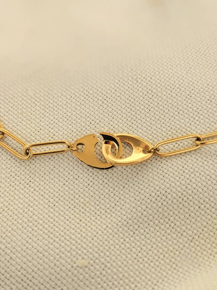 Pulseira NYC com Malha de Trombone e Fecho Personalizável por atacado de L'Arbre du Voyageur Bijoux