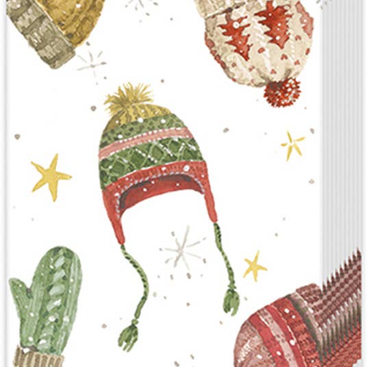 Pocket Tissues Pack of 10 Hats And Gloves Christmas for wholesale by Boston International