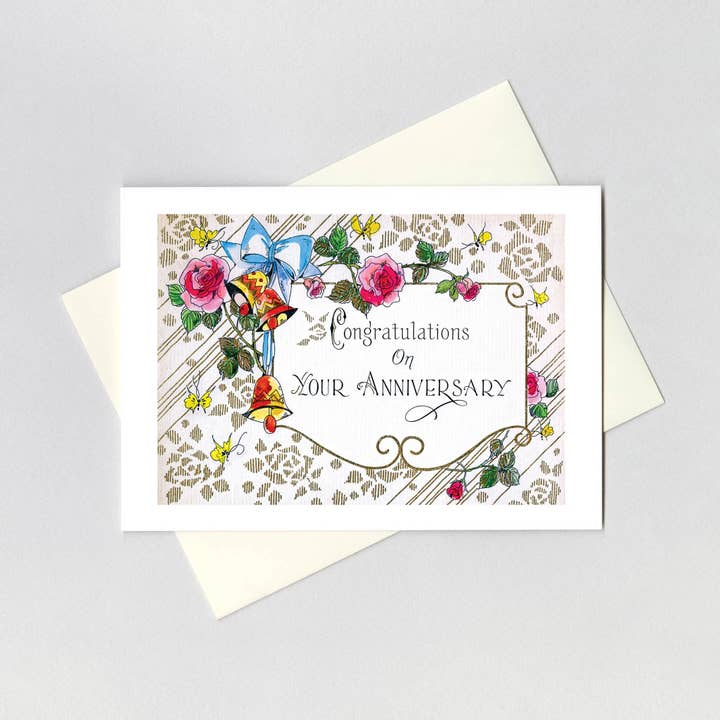 Congratulations on Your Anniversary - Anniversary Card for wholesale by Laughing Elephant