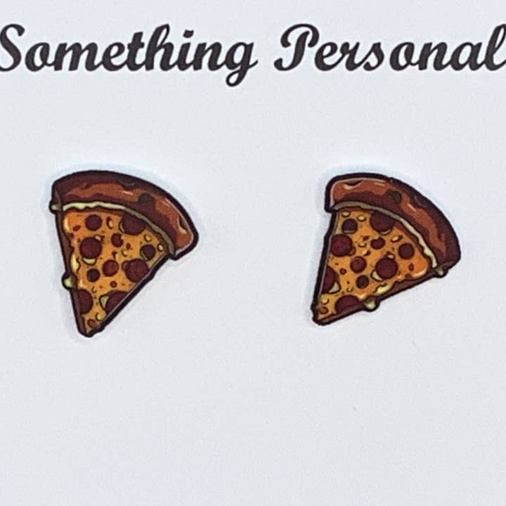 Brincos Pepperoni Pizza por atacado de Something Personal