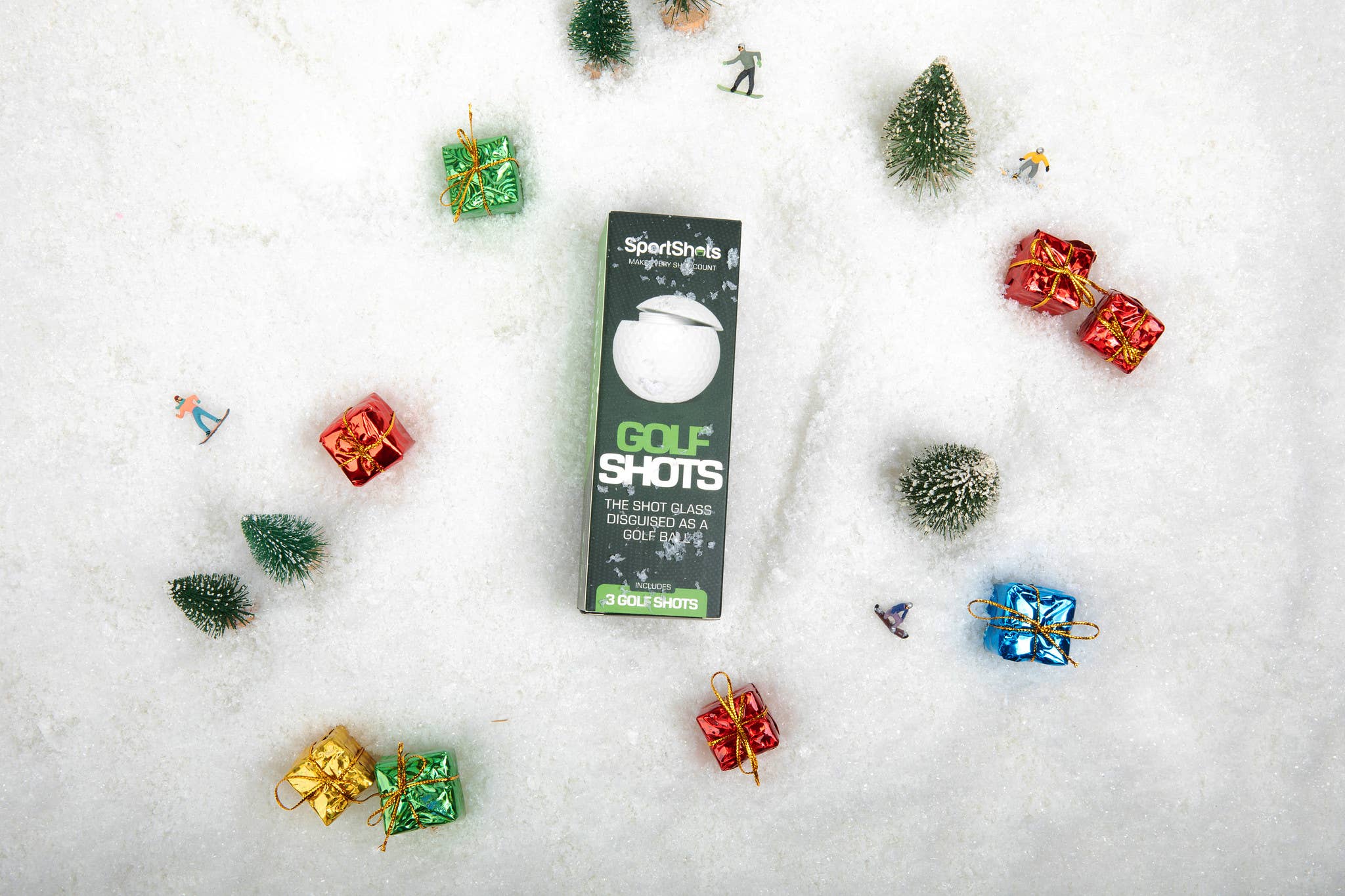 Sport Shots - Wholesale Shot Glass - Golf Shots - Golf Ball Shaped Shot Glass - Sleeve of 39