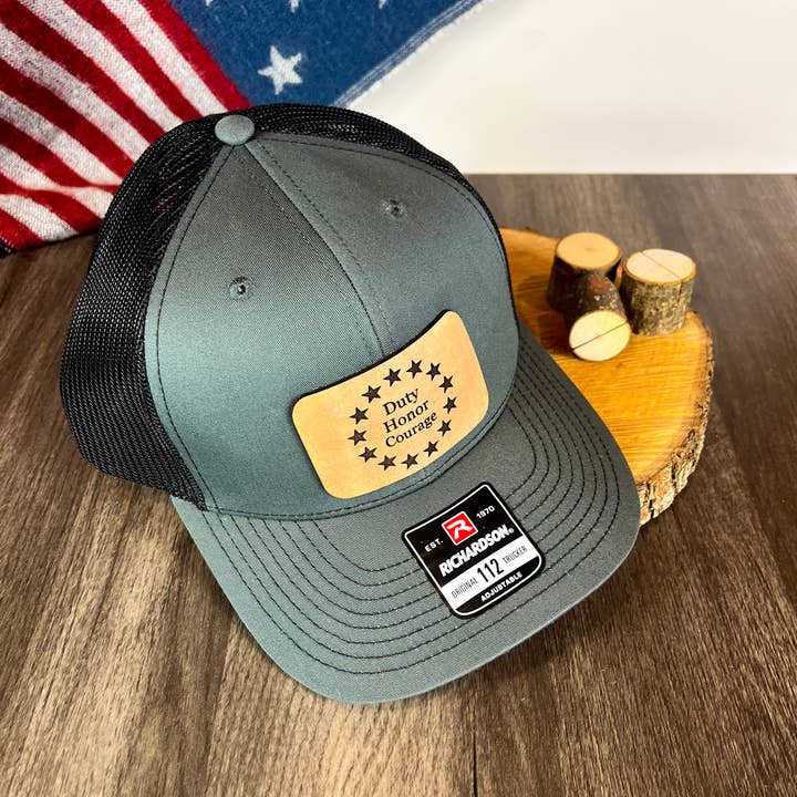 Black Trucker Hat for wholesale by Sacred Honor