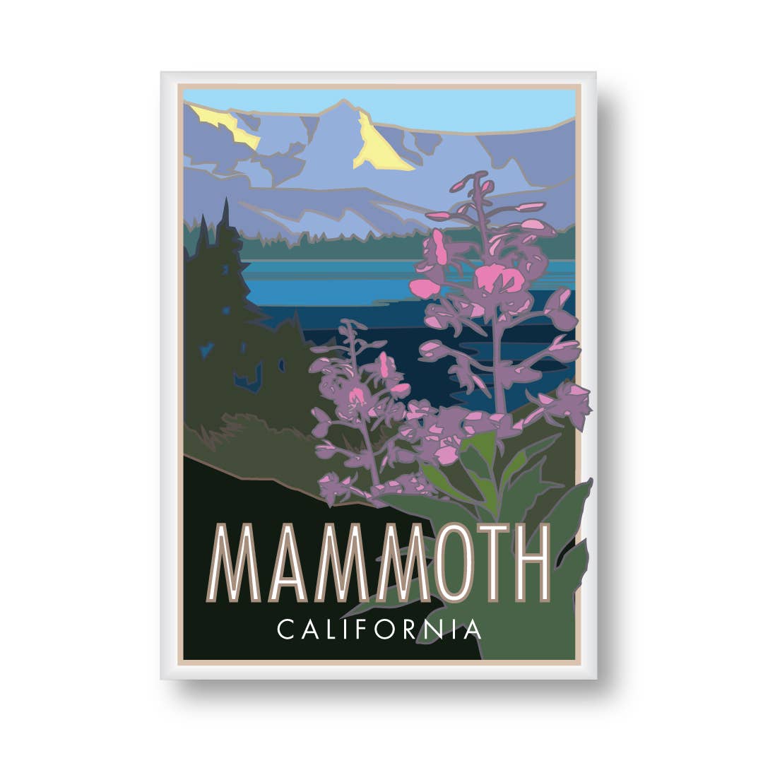 Travel Posters by M&W Design Co. - Wholesale Magnet - Mammoth, California -  Magnet0