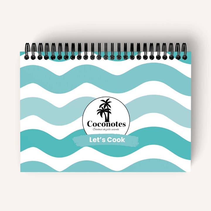 Themed notebook
LET'S COOK — WAVE for wholesale by La madame organisée