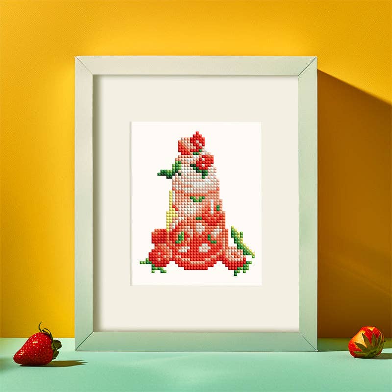 Paint Your Numbers - Wholesale DIY Craft Kit - 12 Assorted Drink Diamond Paintings - Set 213