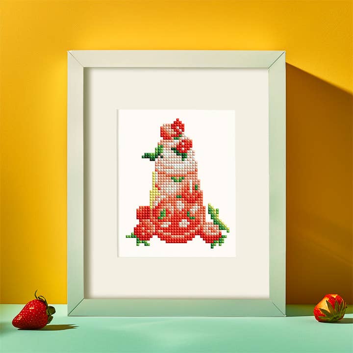 Paint Your Numbers - Wholesale DIY Craft Kit - 12 Assorted Drink Diamond Paintings - Set 213