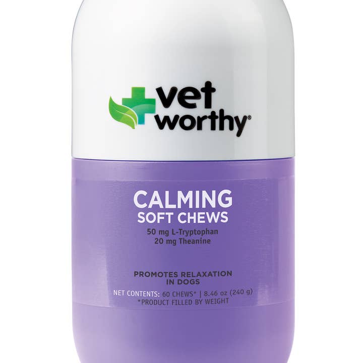 Vet Worthy Calming Soft Chews 60ct for wholesale by Pet Palette Distribution