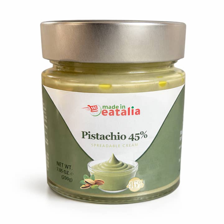 Tillverkad i Eatalia Pistagekräm Superior 45% Pistagenötter 200g för wholesale av Made in eatalia