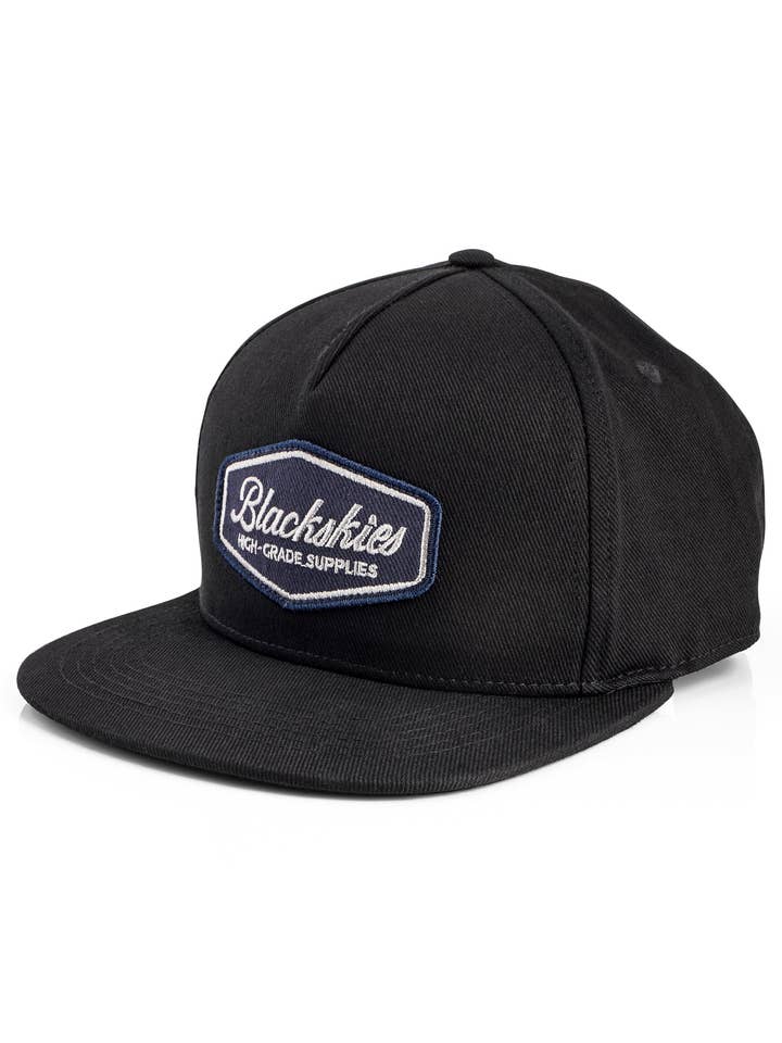 Casquette Snapback Osis Noir-Bleu marine pour la vente par Blackskies