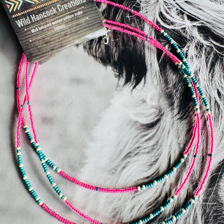 Wild Hancock Creations - Wholesale Choker/Collar - Seed Bead Choker/Neon Choker/Minimalism Choker/Layering 4