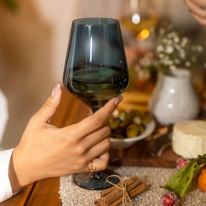 Saludi Glassware – wholesale Vinglas – Flerfärgade vinglas12