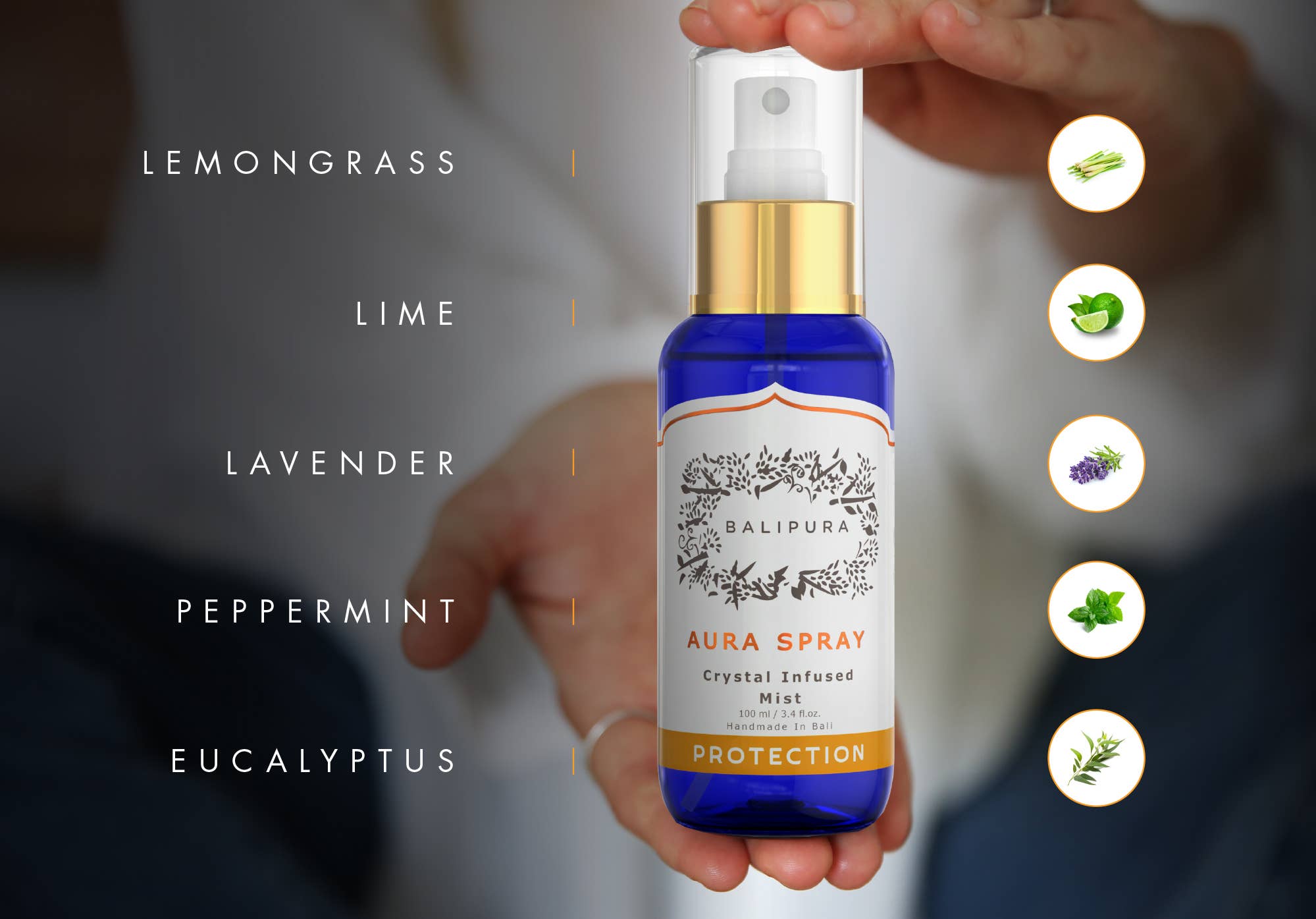 Balipura – Aromatherapy & Holistic Wellness - Vente Spray d'ambiance à la sauge - Coffret cadeau Balipura – 7 sprays bien-être de 100 ml12