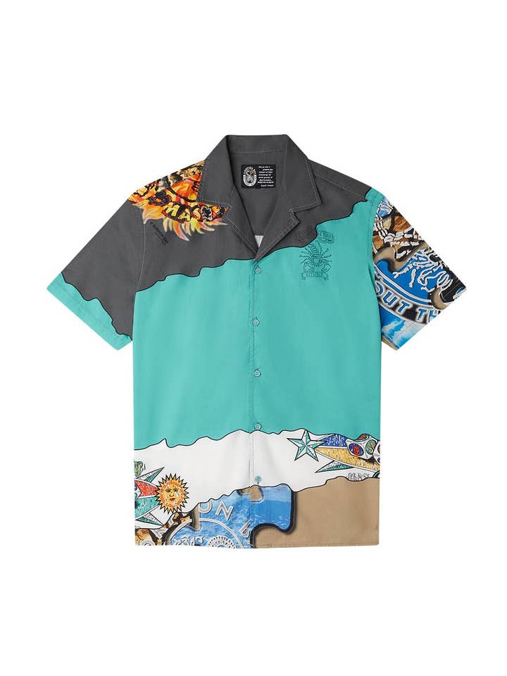 Camisa estampada "Back to the Bay" hombre para venta al por mayor de Scorpion Bay