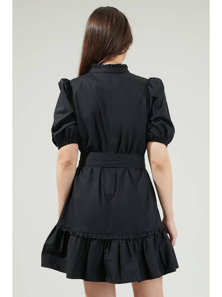 Sugarlips - Wholesale Dress - Women's - Sasha Split Neck Shift Mini Dress1