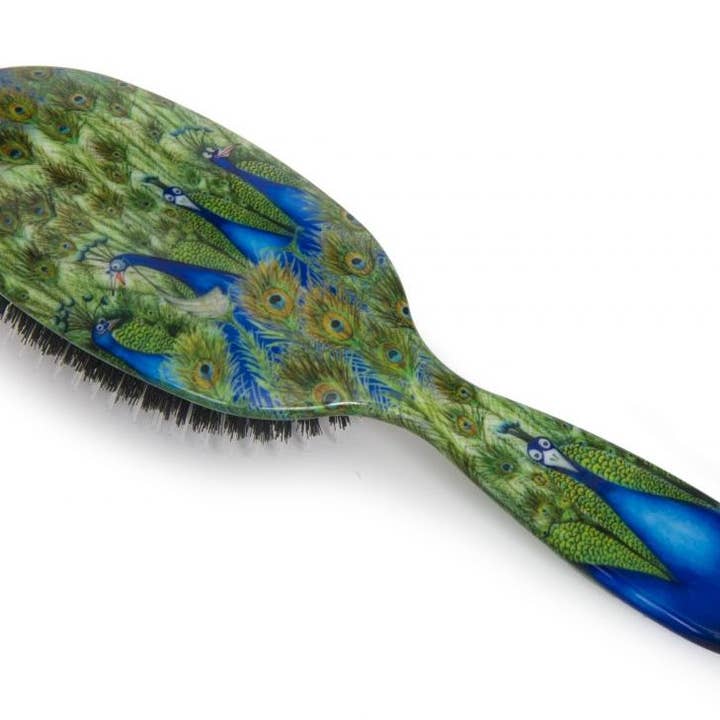 Rock & Ruddle Boar Bristle Hårbørste Påfugle for engroshandel hos Rock & Ruddle