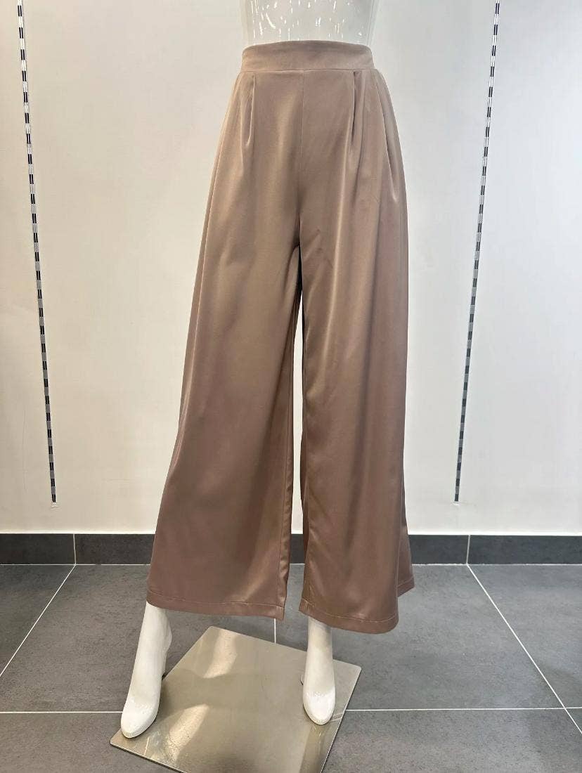 DOLSSACI – wholesale Suit trousers – women's – Satin Trousers5