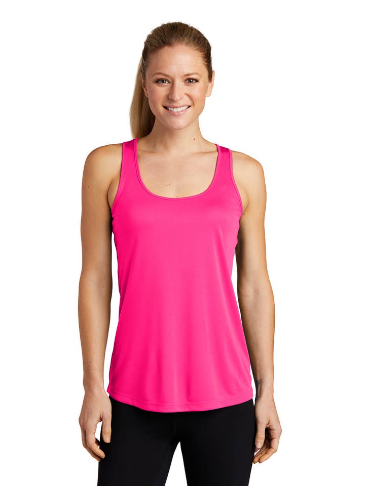 Radyan - Wholesale Tank Top - Women's - Sport-Tek® Racerback Tank Top, 100% polyester interlock9