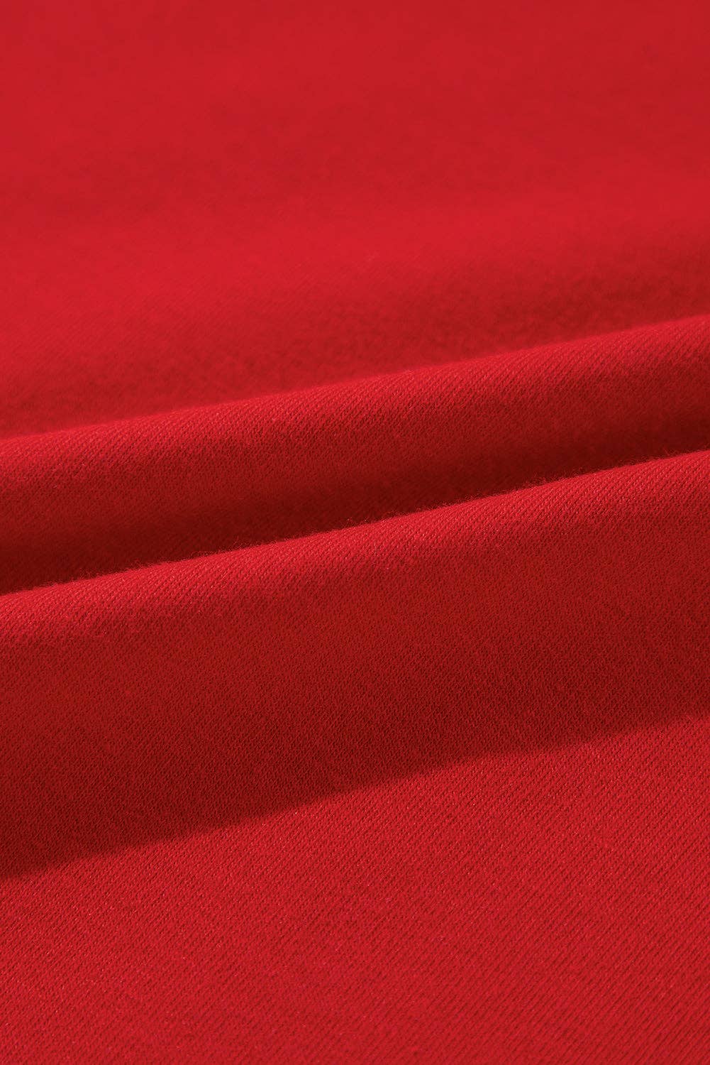 Sequin Christmas Tree Holiday Graphic Red Crewneck Tee for wholesale on Faire8