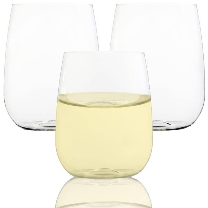 Youngever 9Pack 15OZ Plastic White Wine Shatterproof Glasses for wholesale by Youngever