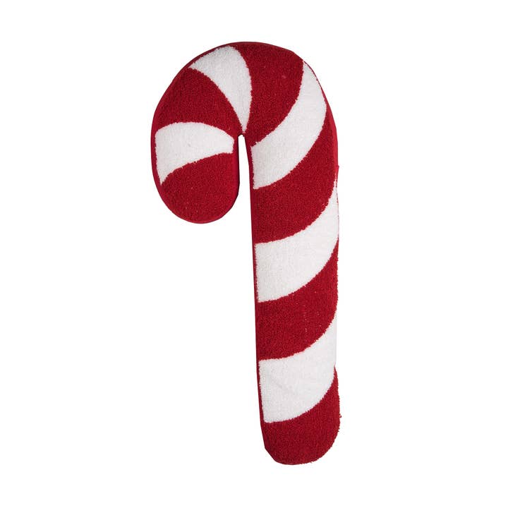 C&F Home - Wholesale Throw/Decorative Pillow - Christmas Candy Cane Shaped Throw Pillow