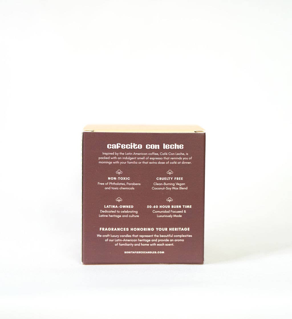 Bonita Fierce Candles - Wholesale Jar/Filled Candle - Cafecito Con Leche Candle | Coffee & Milk Candle10