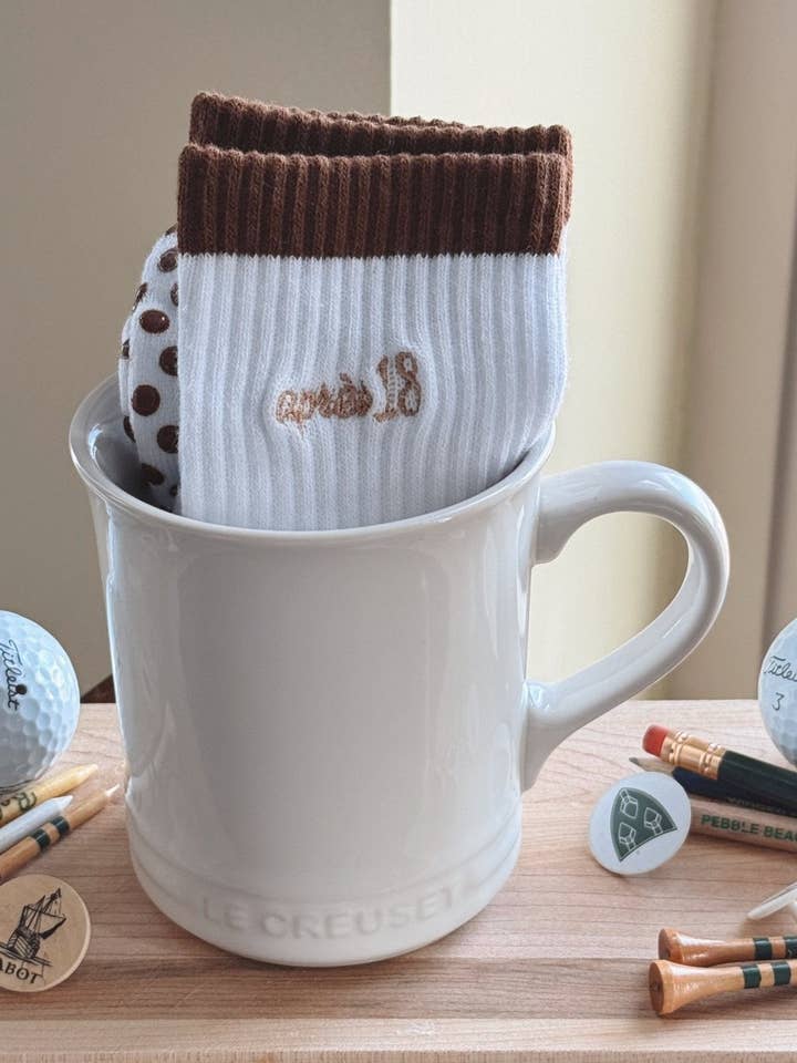 Calcetines de Pilates para Golf - Après 18 para venta al por mayor de Club Tina