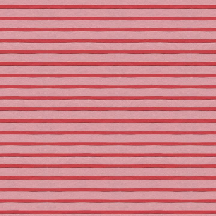 Red & Pink Stripe gift wrap for wholesale by LOU & LUCY PAPER GOODS