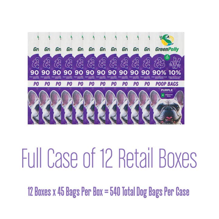 BioBag America Inc - Wholesale Pet Poop Bag - GreenPolly Dog Poop Bags – 540 Count, 90% Recycled Material3