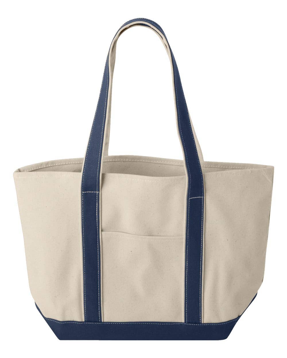 Total Apparel - Wholesale Tote Bag - Unisex - Windward Large Cotton Canvas Boat Tote | Beach Tote 88714