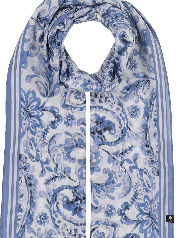 Paisley Maxi Cotton Wrap for wholesale by FRAAS - The Scarf Company