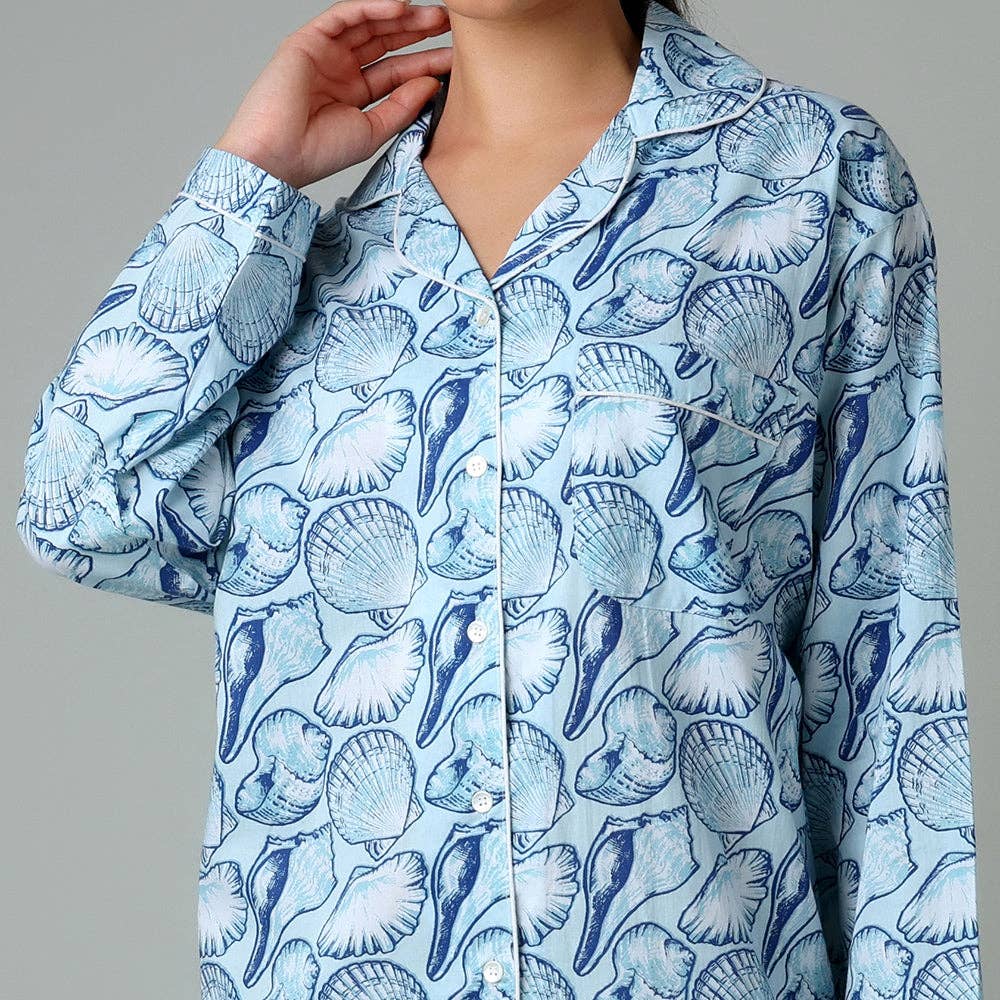 Multi Shells on the Beach Nightshirt for wholesale on Faire1