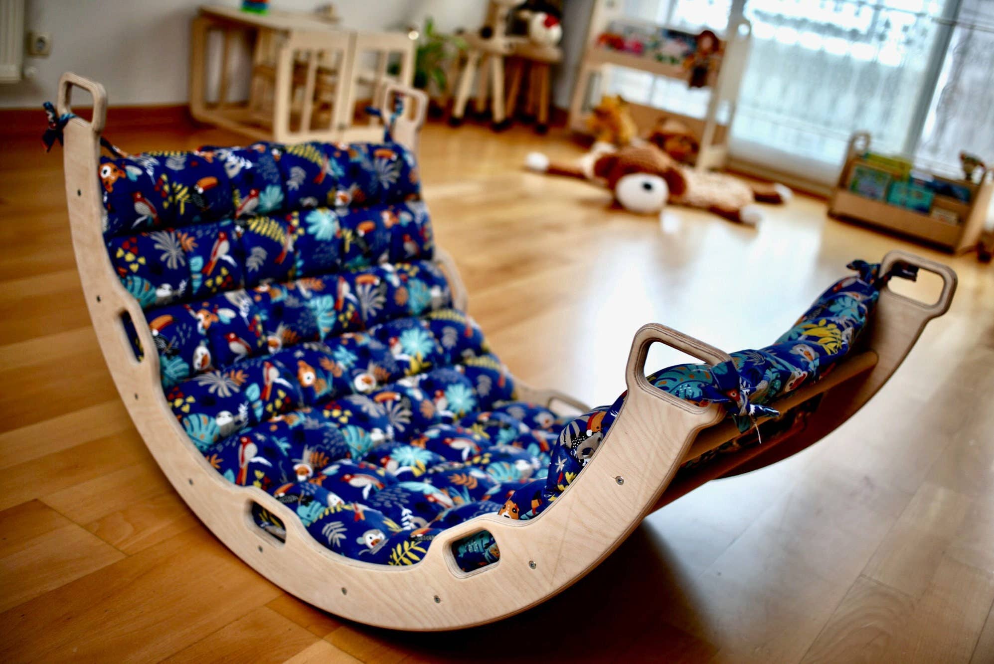 kidodido – Großhandel Holzspielzeug – Kinder – Indoor-Kletterset für Kinder, Baby-Dschungel-Spielset5