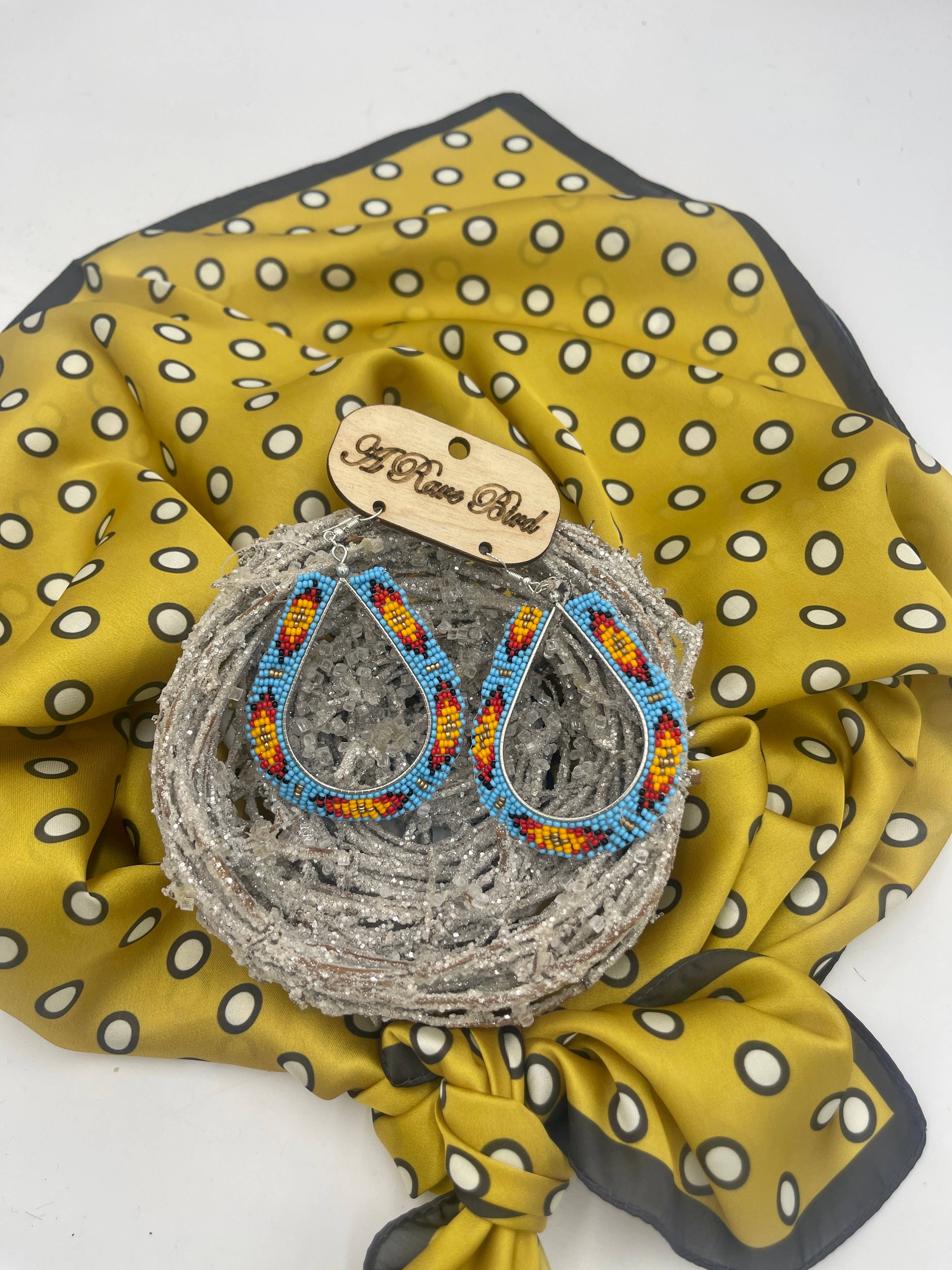 A Rare Bird Shop - Wholesale Scarf - Women's - MUSTARD DOT WILD RAG3