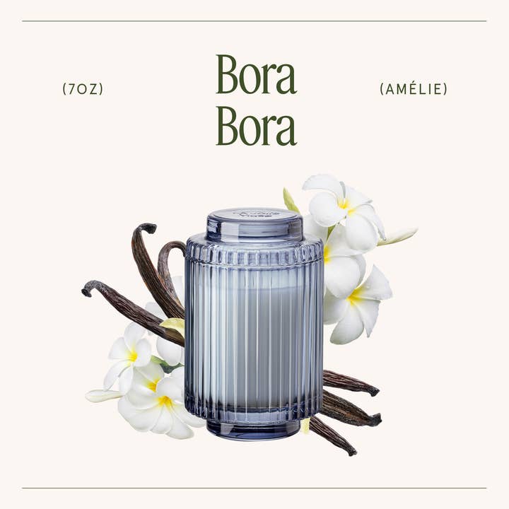 La Jolie Muse - Wholesale Jar/Filled Candle - Scented Candle - Bora Bora - 7oz | La Jolie Muse2