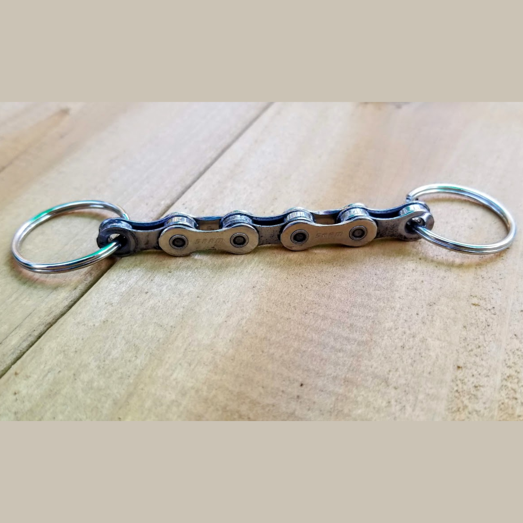 Tinkering Cyclist - Wholesale Keychain - Unisex - Bicycle Connecting Keychains w/ Upcycled Bike Chain1