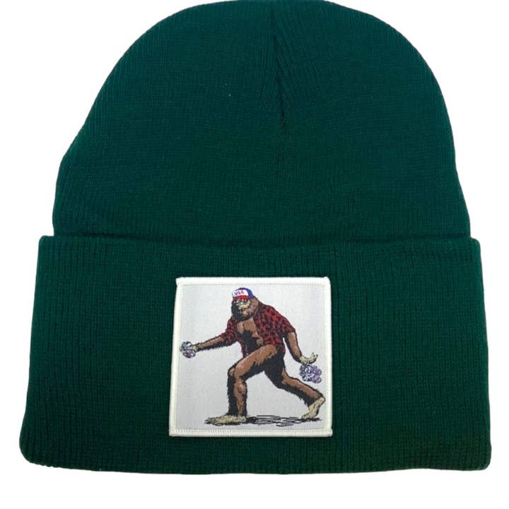 PNW Apparel – Gorro - Unissexo por atacado – Gorro Sasquatch c/ Patch para Pés Grande8