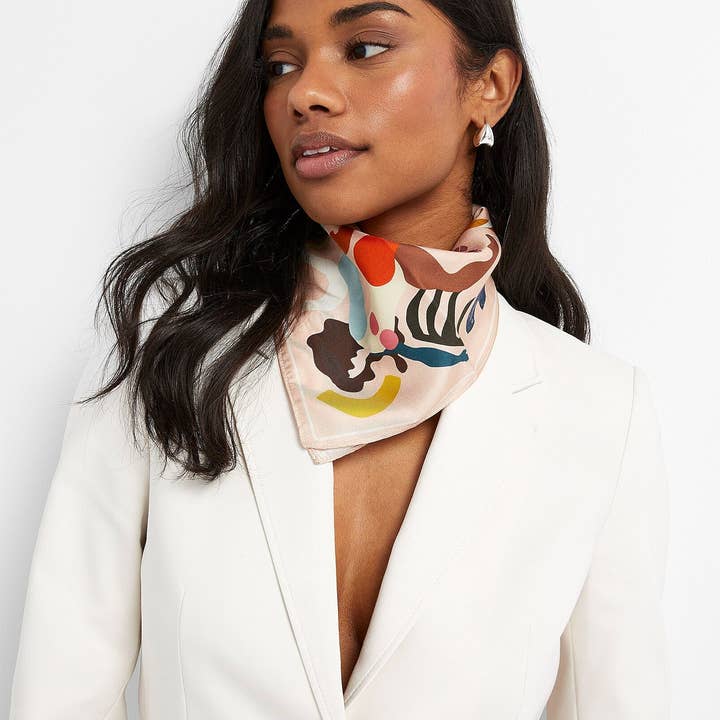 Dora Nola - Wholesale Scarf - Women's - She/Her silk neckerchief 502