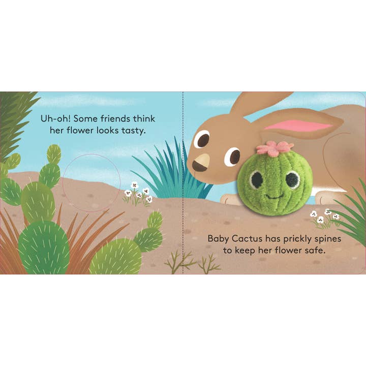 Chronicle Books - Wholesale Baby & Toddler Book (0-2) - Baby Cactus: Finger Puppet Book6