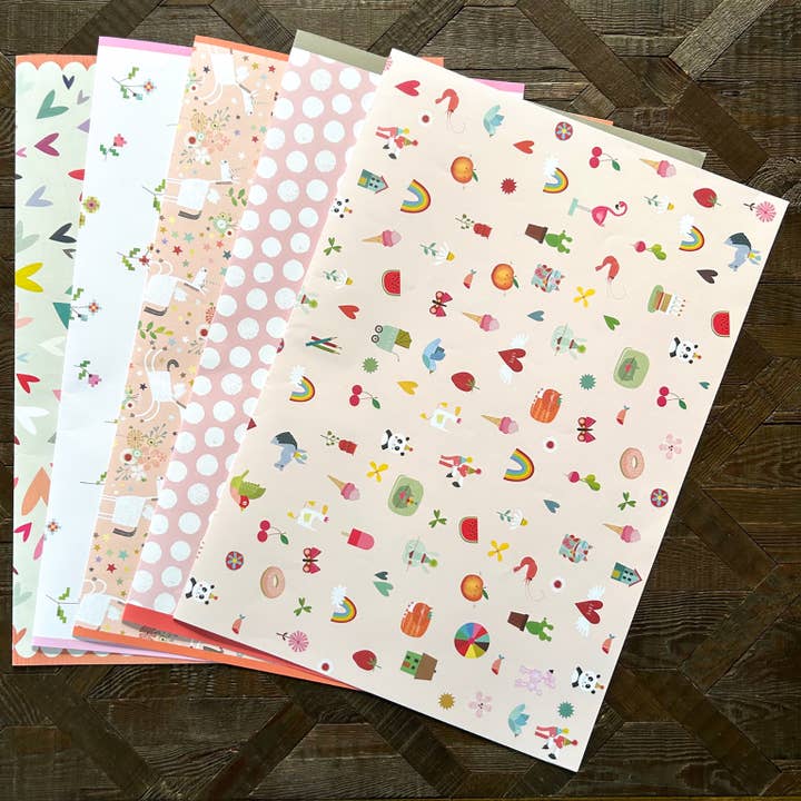 WPK3 Wrapping Paper Pack 3 for wholesale by Kali Stileman Publishing