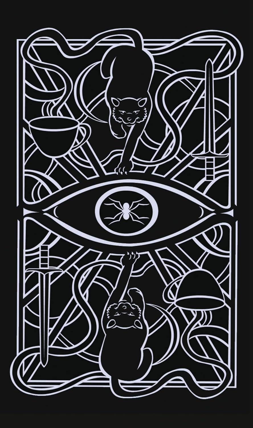 Cardshouse - Vendita all'ingrosso Tarocchi - Mazzo di Tarocchi e Guida "Il Gatto di Christina Ricci Pieno di Ragni"10