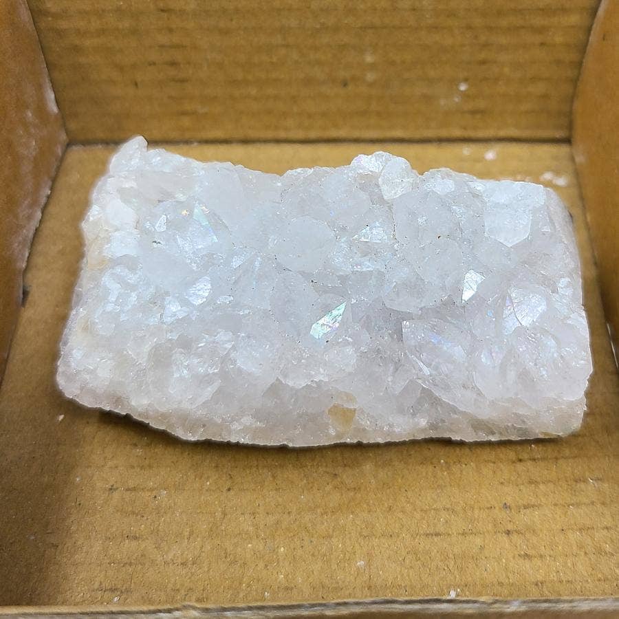 GREENROOTS USA LLC - Vente Pierre et cristal de spiritualité - Grappes de cristaux Rainbow Druzy 6 oz2