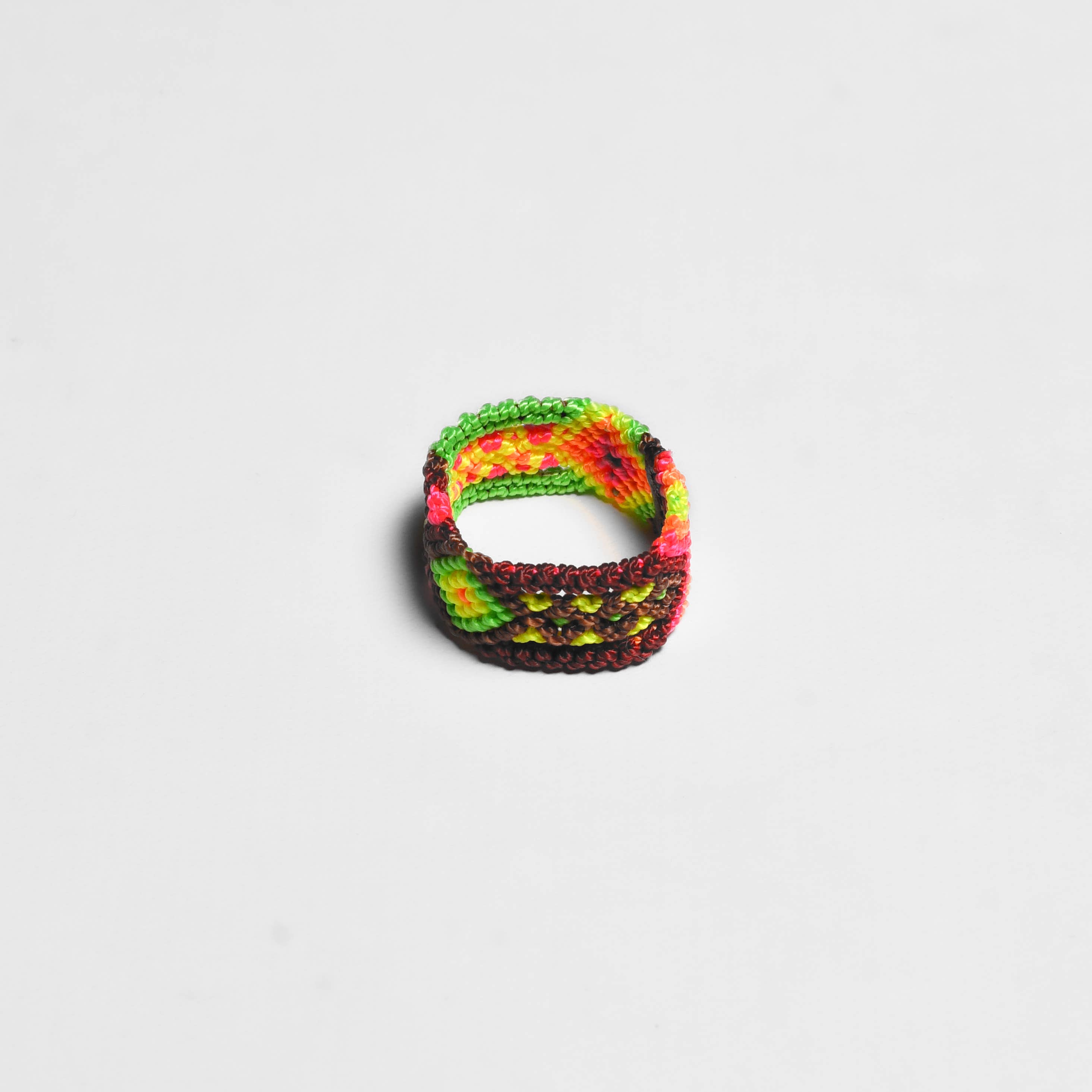 Lumily - Venta al por mayor Anillo de banda/apilable - Anillo Boho tejido de amistad colorido variado - México11