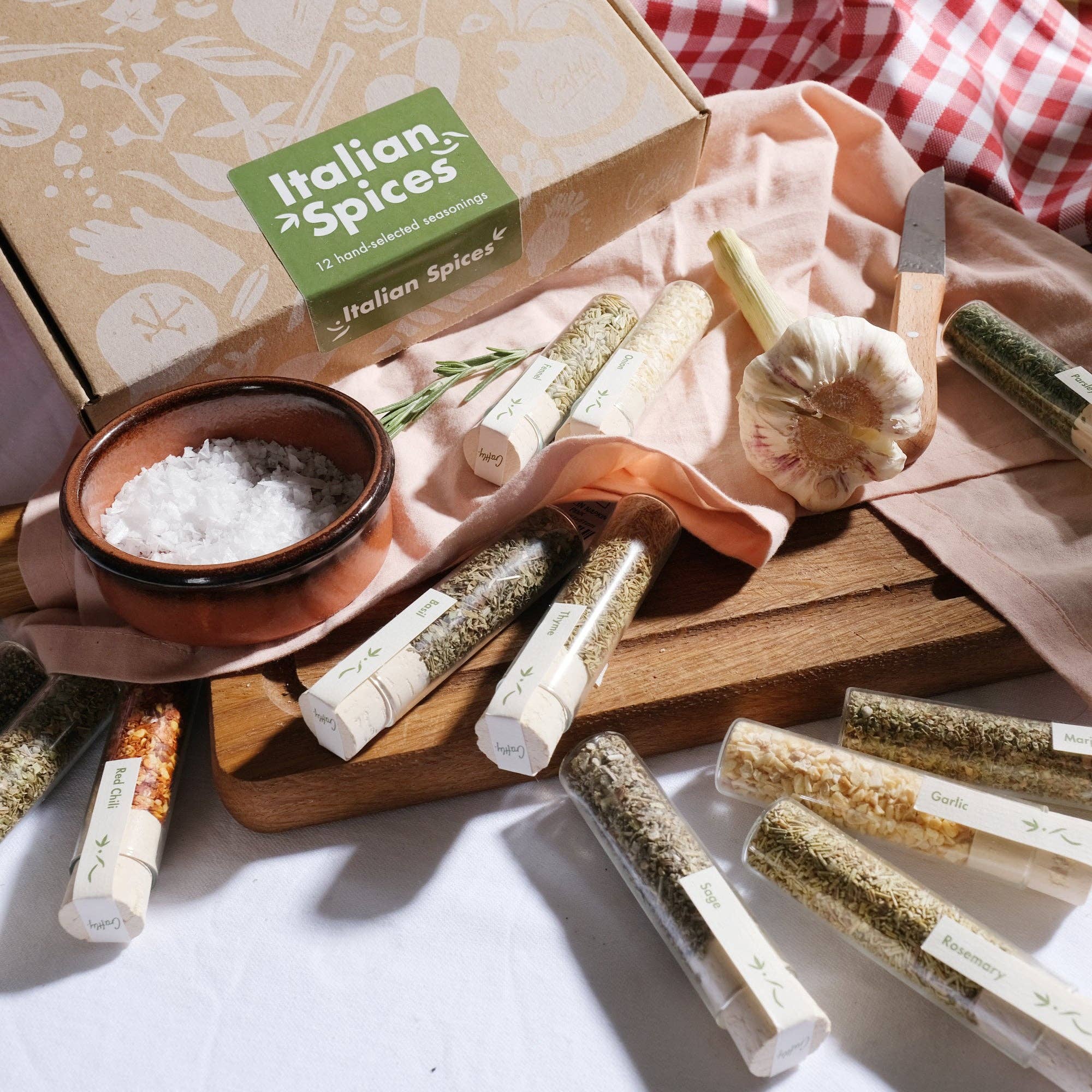 Craftly - Vente Mélanges d'épices séchées - Épices italiennes de Craftly - 12 épices du monde entier1