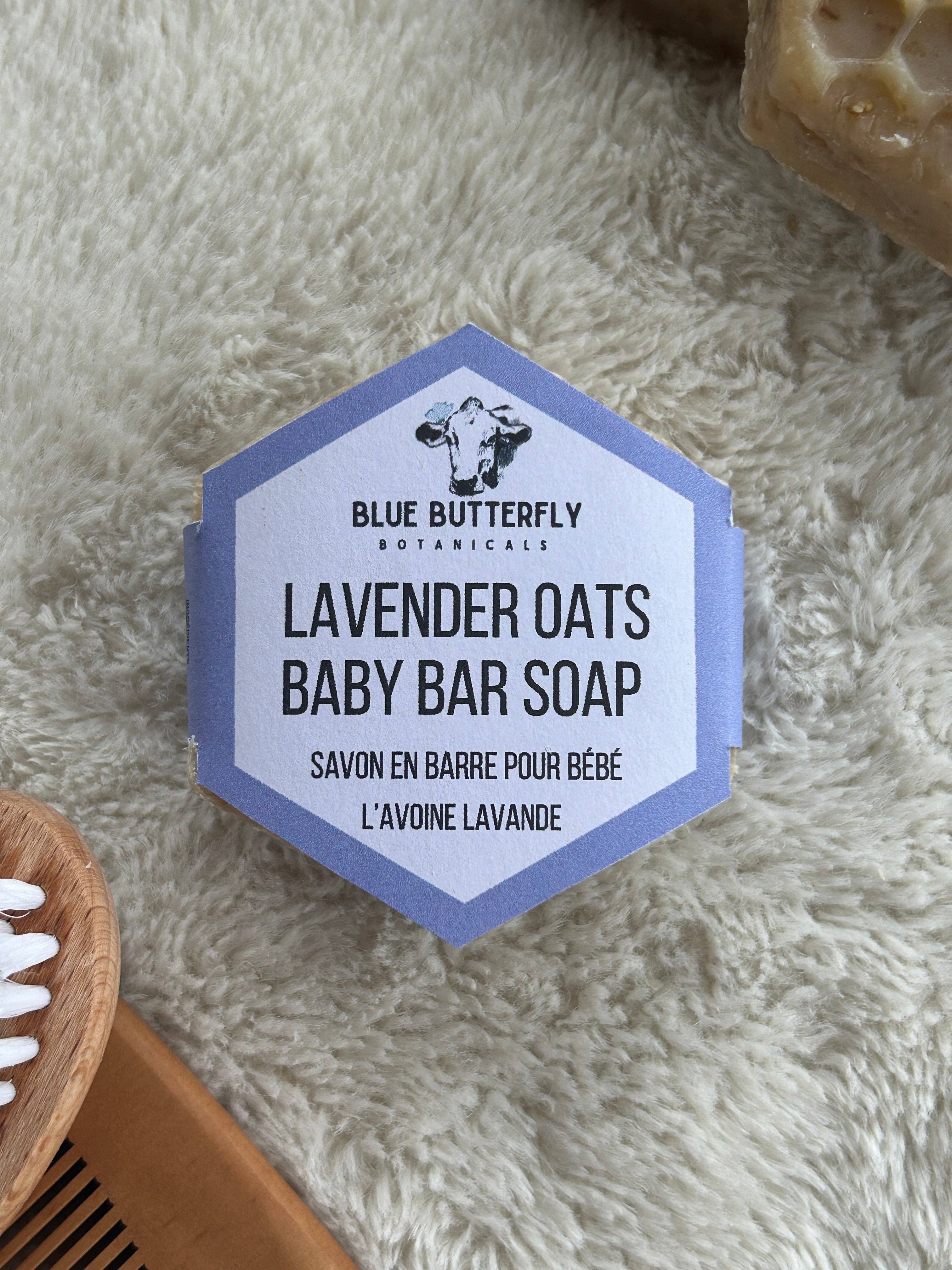 Blue Butterfly Botanicals - Wholesale Bar Soap - Lavender Oats Baby Bar