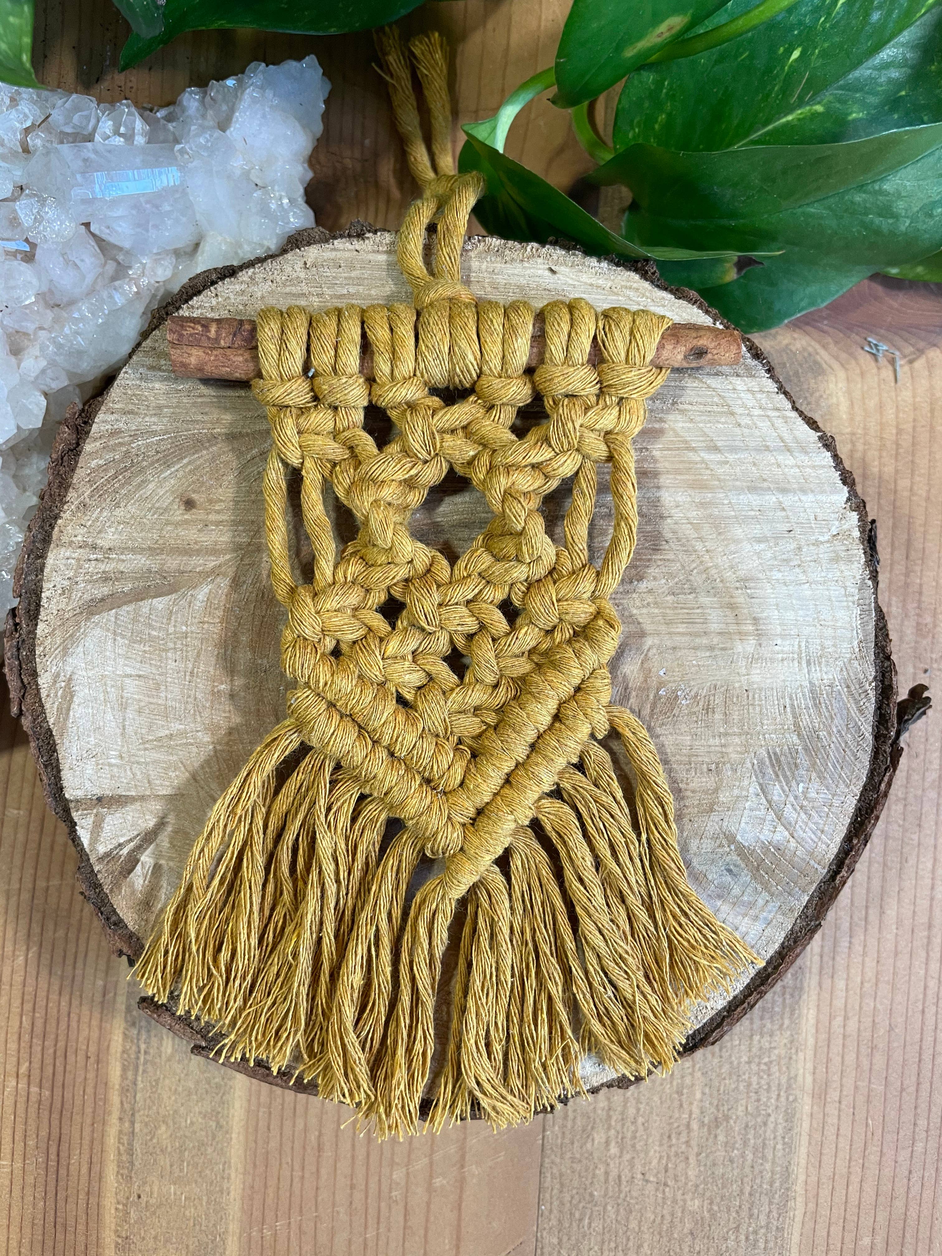 Tangled Up In Hue - Wholesale DIY Craft Kit - DIY Cinnamon Stick Macrame Kit3