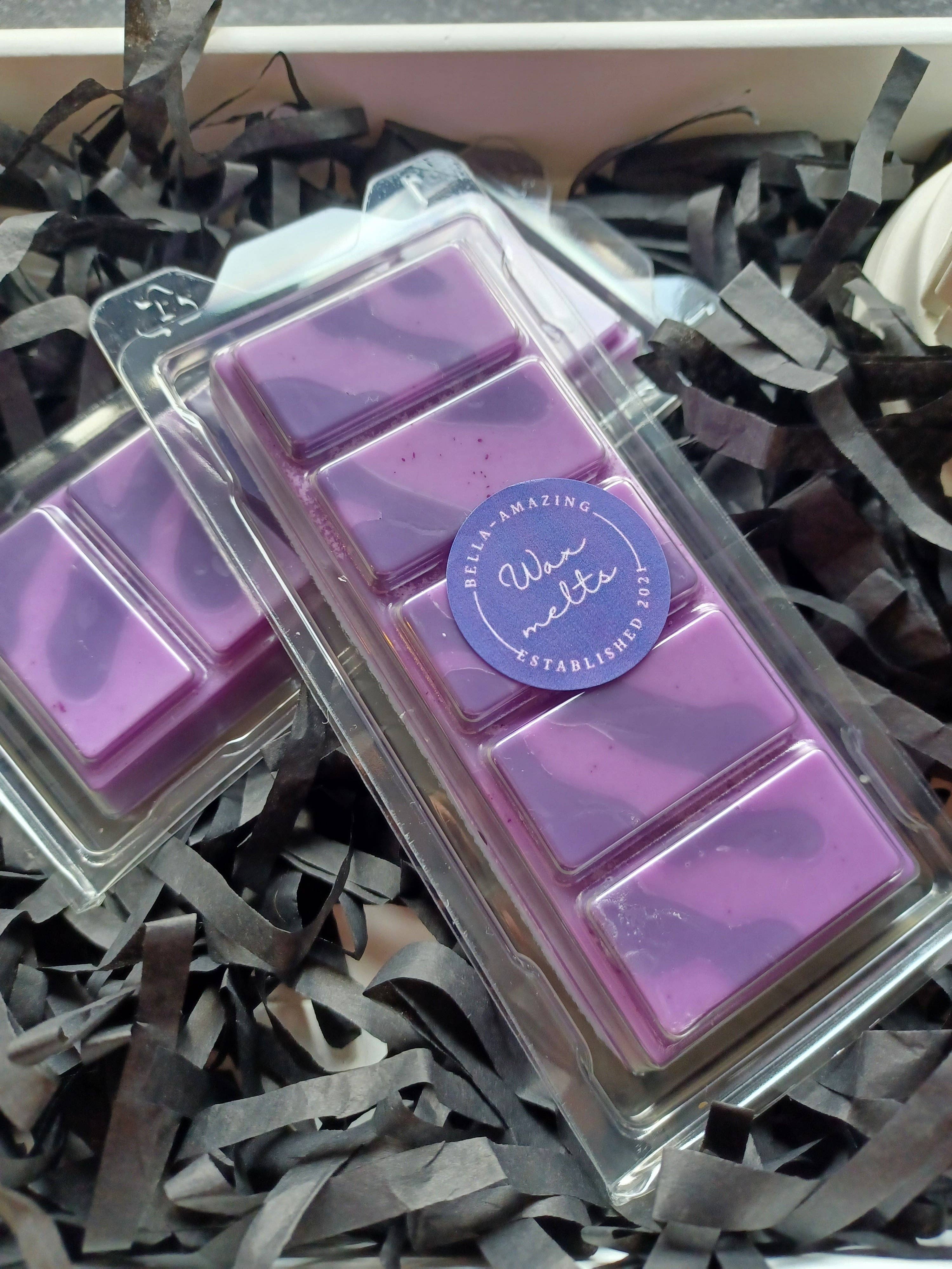 Bella's waxmelts – wholesale Wax melt – Purple rain snap bar0